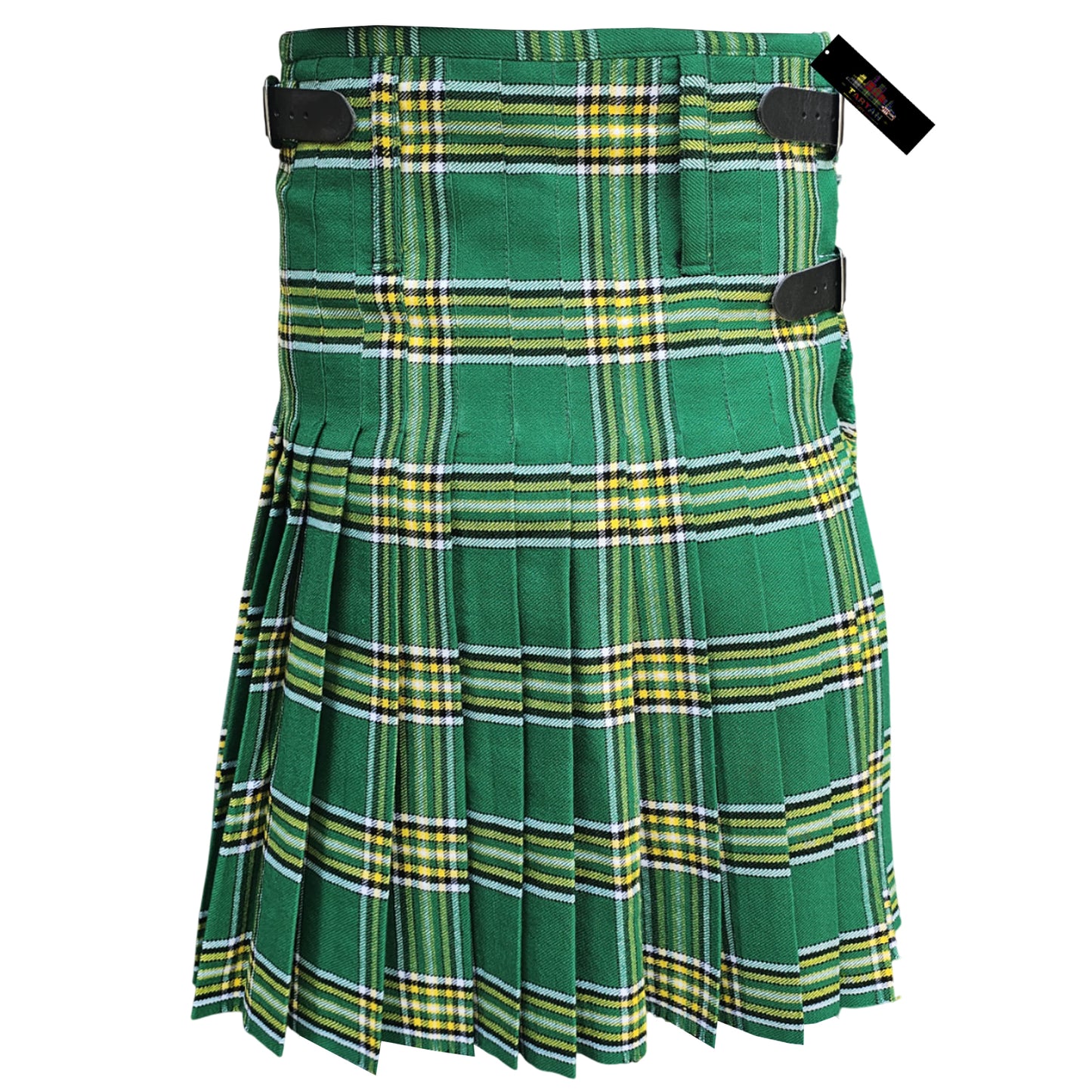 Irish Green Tartan Outfit Set – Complete Highland Wear for Men