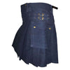 Men’s Blue Denim Utility Kilt – Modern Scottish Style with Rugged Edge