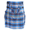 Blue Tartan Utility Kilt – Traditional Style Meets Modern Utility