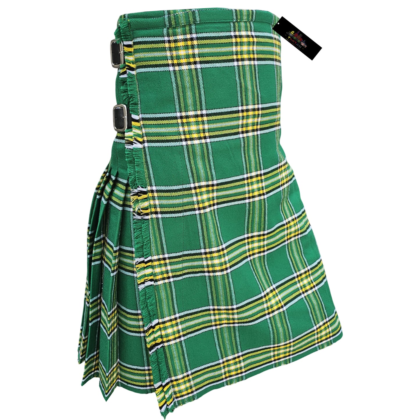 Irish Green Tartan Outfit Set – Complete Highland Wear for Men