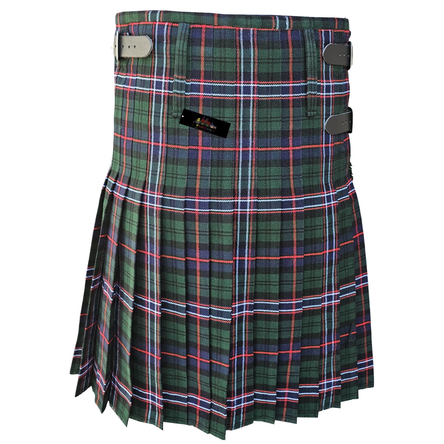 Scottish National Tartan Kilt – Heavyweight 16oz Traditional Highland Kilt for Men