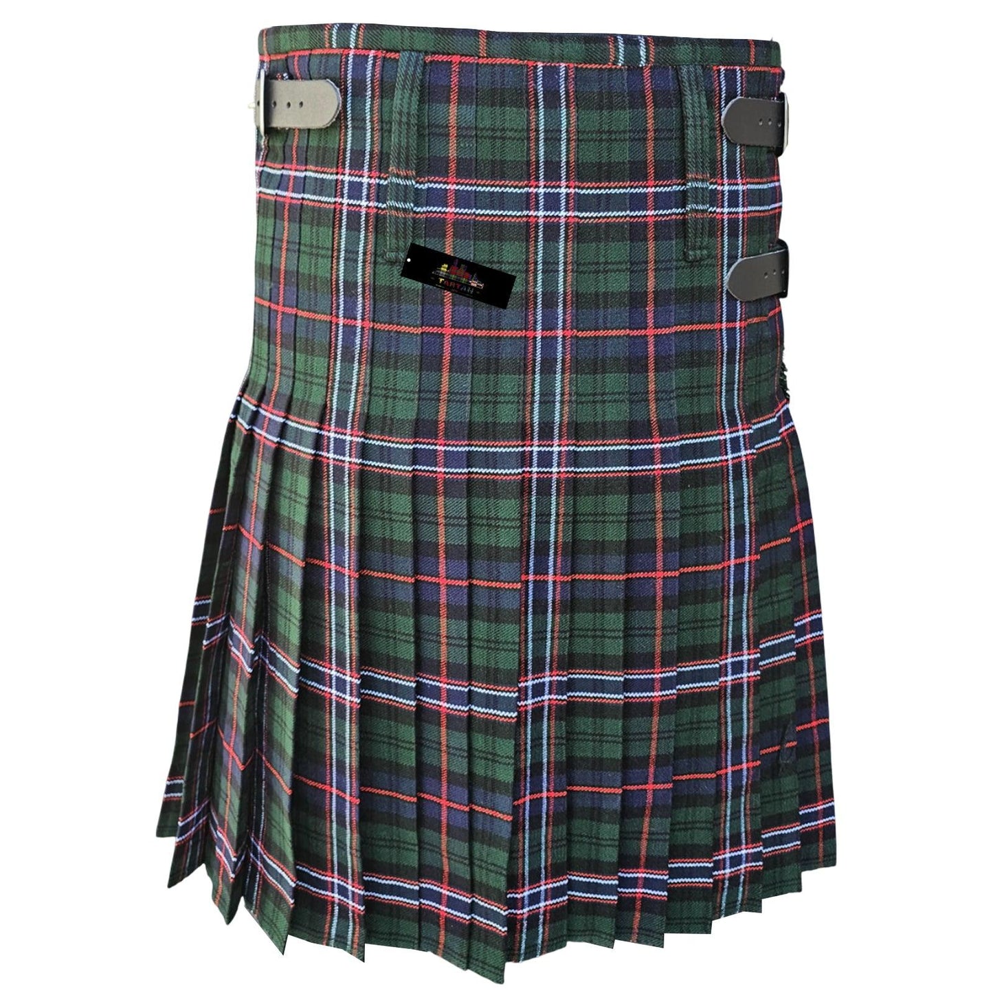 Scottish National Tartan Kilt – Heavyweight 16oz Traditional Highland Kilt for Men