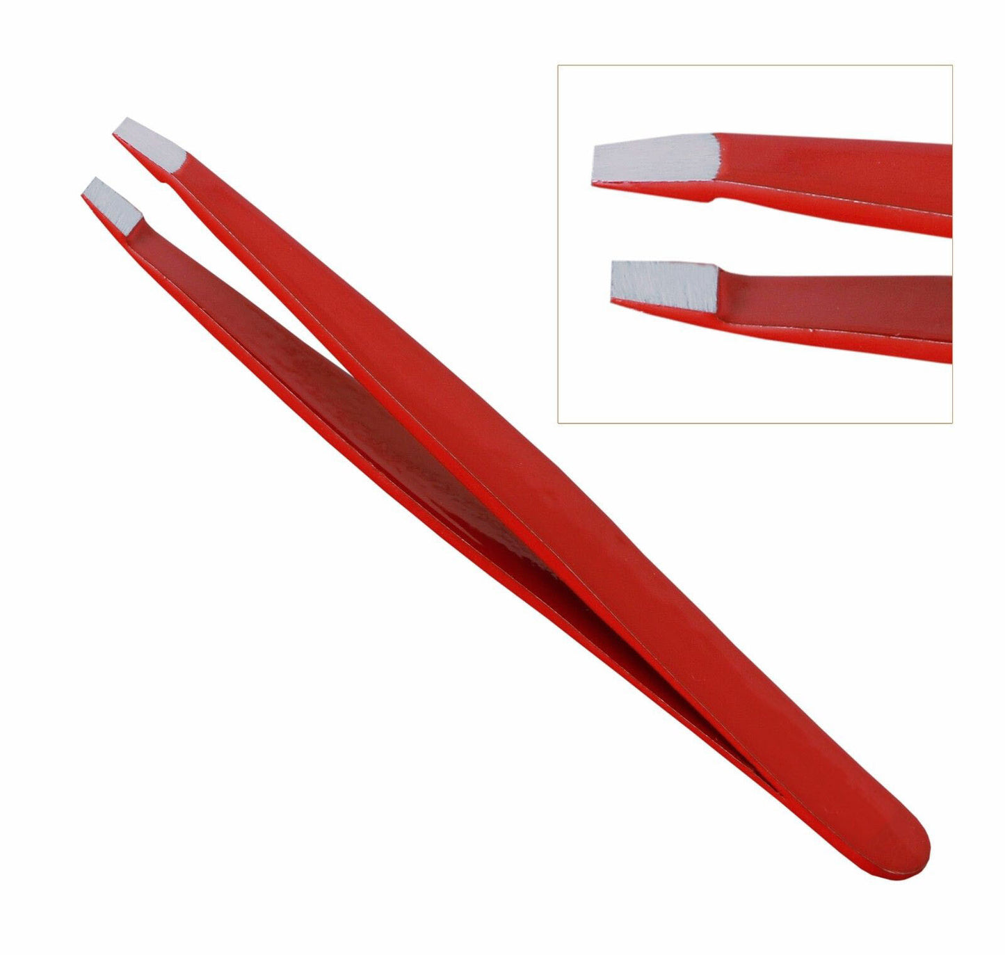 PROFESSIONAL EYEBROW TWEEZERS HAIR BEAUTY STAINLESS STEEL TWEEZERS TOOL