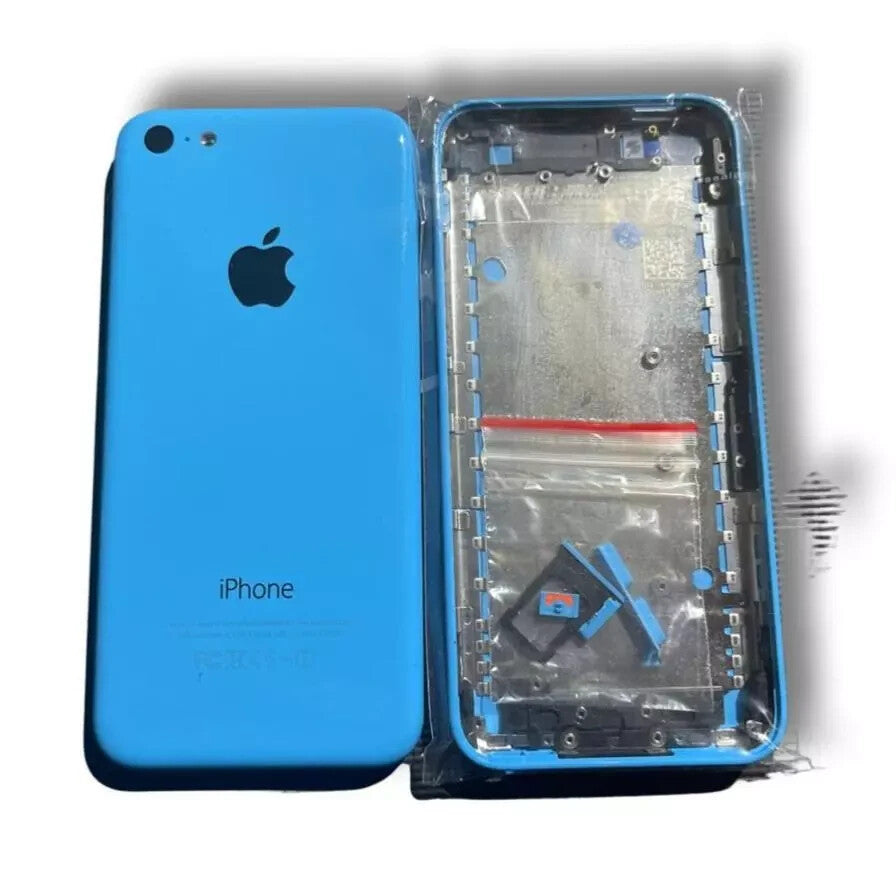 TC EMPTY HOUSING CHASSIS CASE GREEN YELLOW BLUE WHITE FOR IPHONE 5C WITH TRAY