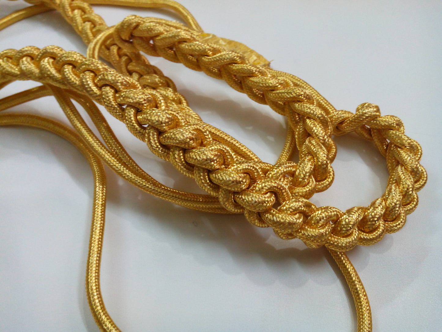 Army Aiguillette Gold Wire Cord/Officer US Military/British Navy Aiguillett/WWII