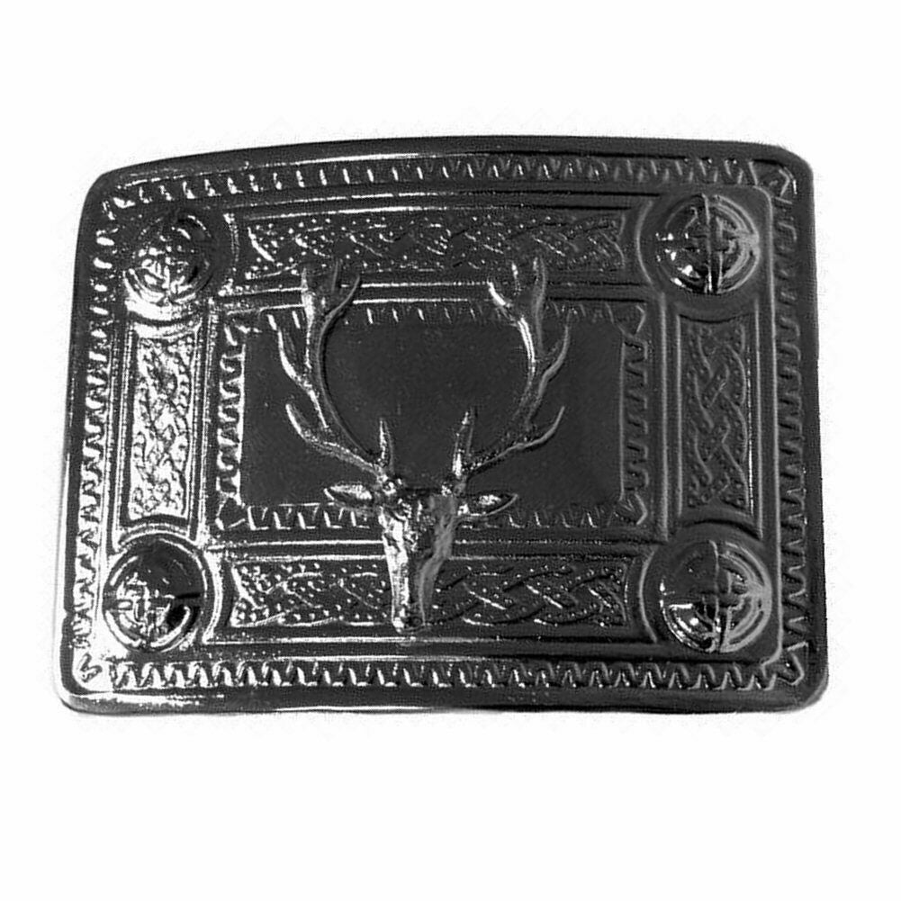 Mens Scottish Kilt Belt Buckle-Tartancity