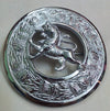 Scottish Kilt Fly Plaid Brooch Lion Rampant Silver Finish 3"/Sash brooch & Pins