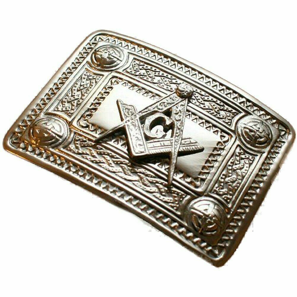 Mens Scottish Kilt Belt Buckle-Tartancity