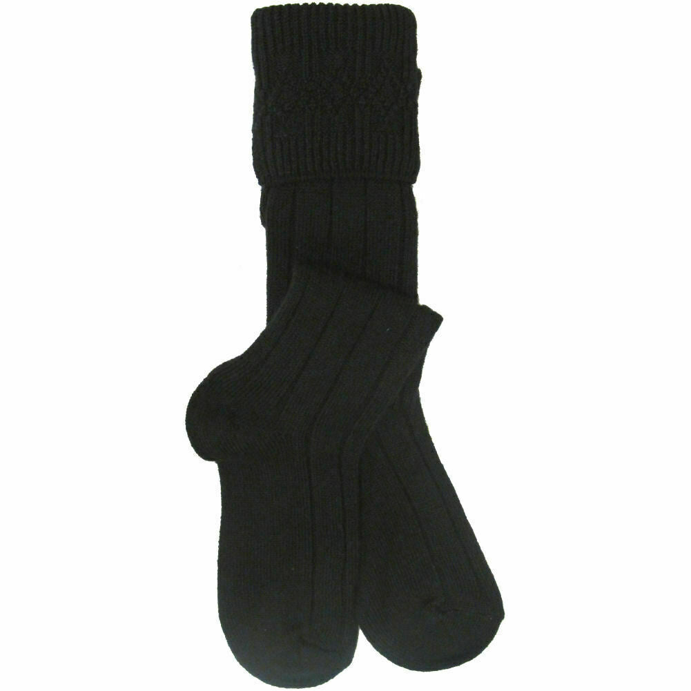 Mens Woollen Mix Scottish Highland Kilt Hose/Socks Tartancity