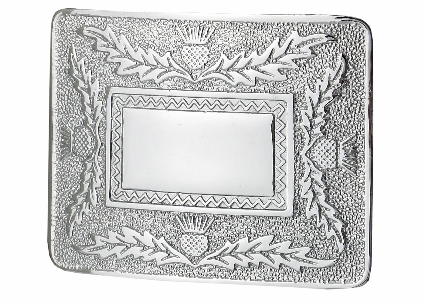 MEN'S SCOTTISH KILT BELT BUCKLES - CELTIC DESIGNS CHROME BUCKLES-Tc