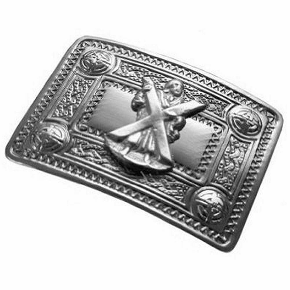 Mens Scottish Kilt Belt Buckle-Tartancity