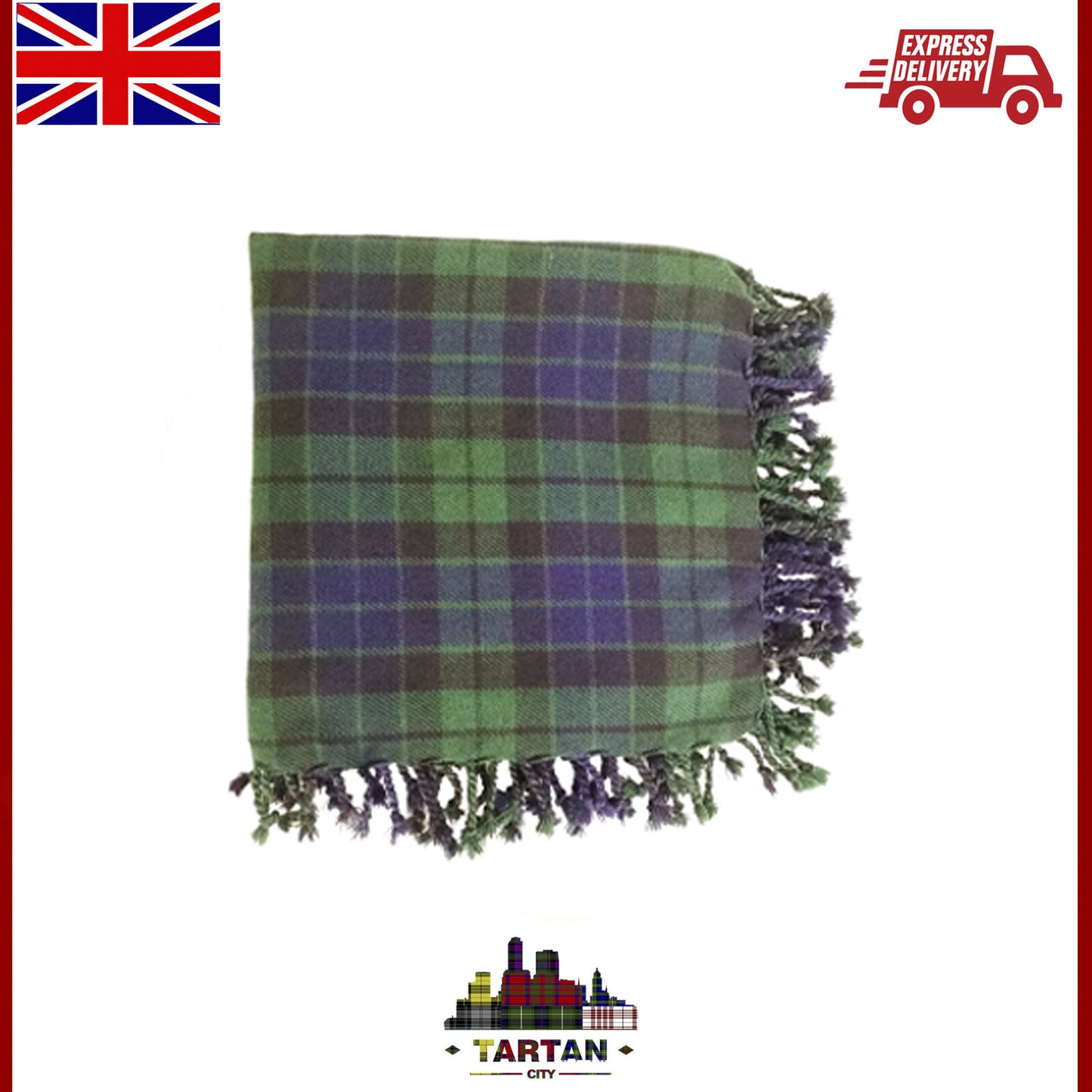 " Schottisch Kilt Fliegen Kariert - 122cmx122cm Acryl Wolle , Viele Tartan "