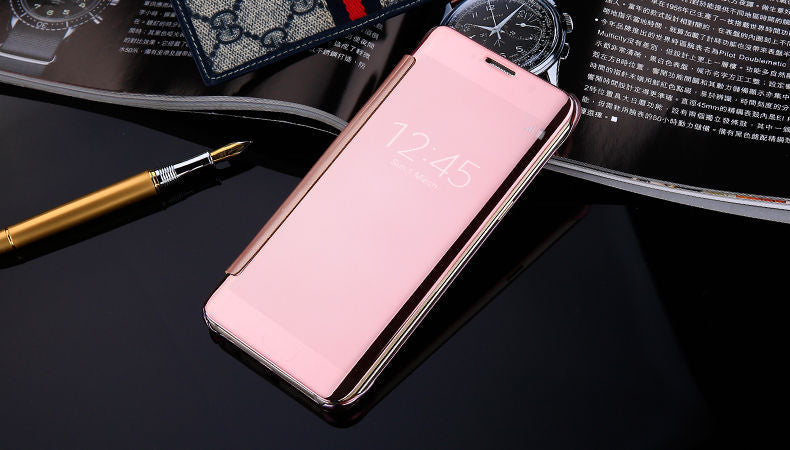 New Mirror Smart View Clear Flip Case Cover For Samsung Galaxy Note 7