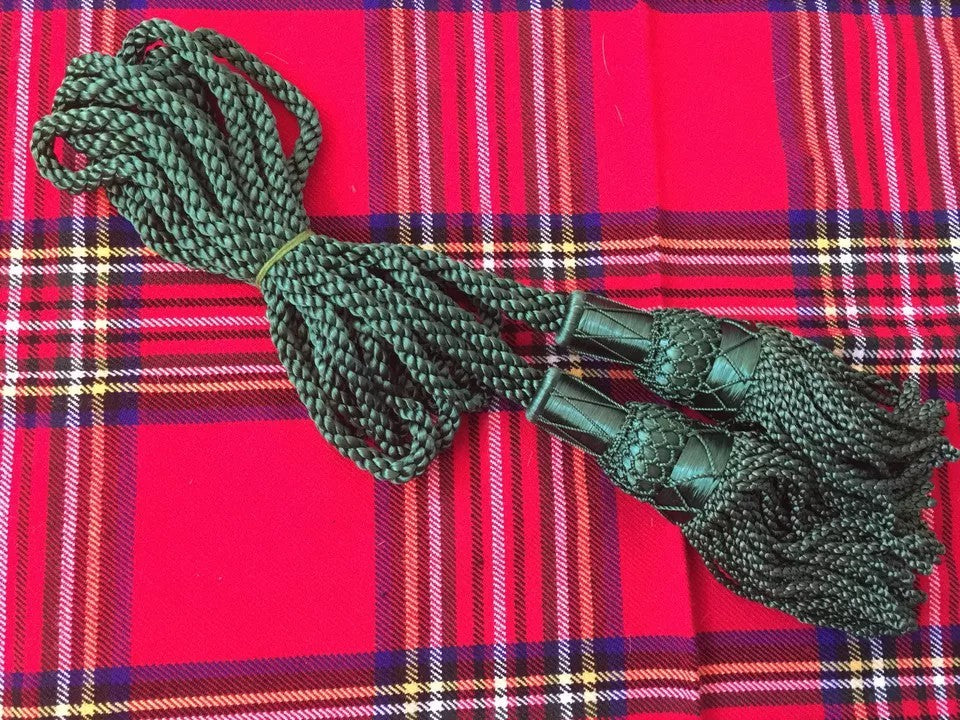 Scottish Highland Silk Bagpipe Drone Cord – Multiple Colors Available