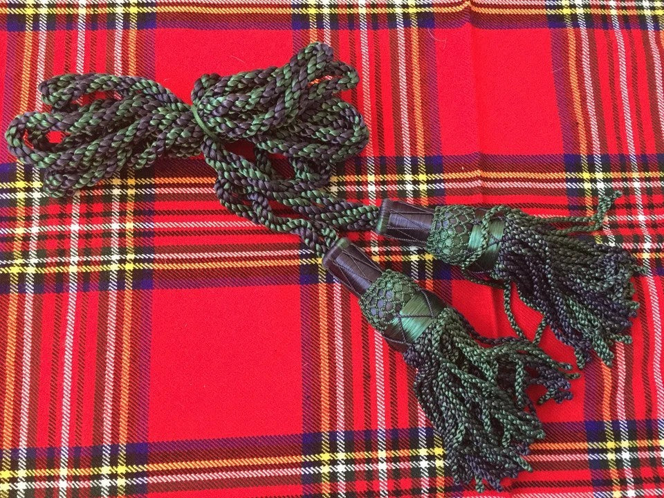 Scottish Highland Silk Bagpipe Drone Cord – Multiple Colors Available