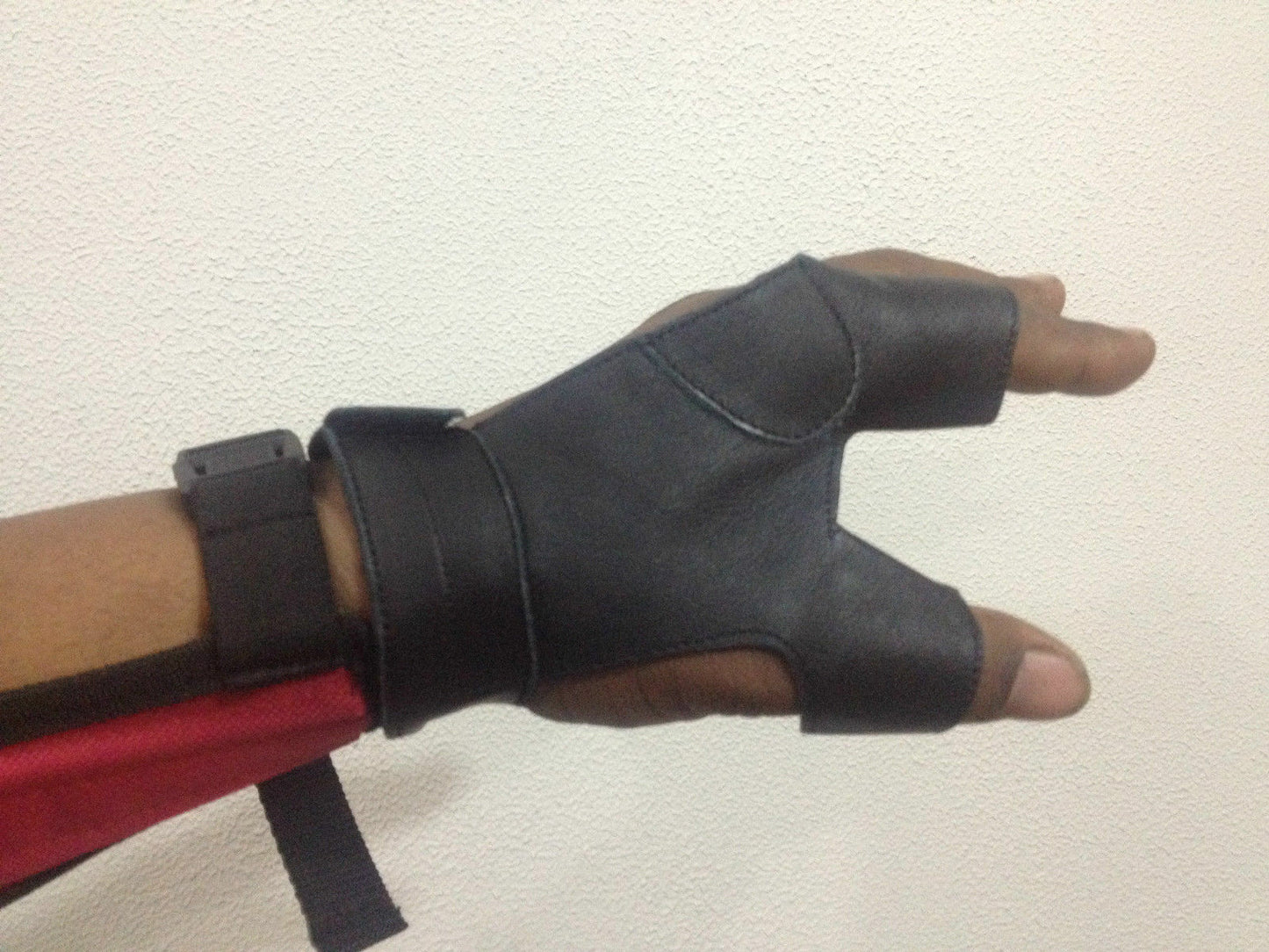 Longbow bow-hand New/ Hunting Gloves 2 Finger glove, Archery bow hunting gloves