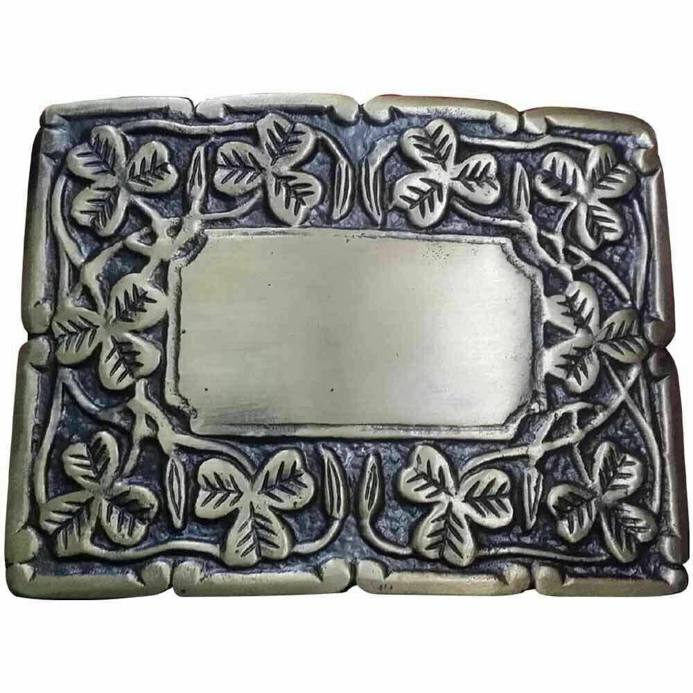 TC Deluxe Thistle Design Kilt Belt Buckle/Irish Shamrock Kilt belt Buckles