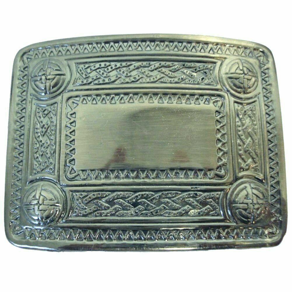 Mens Scottish Kilt Belt Buckle-Tartancity