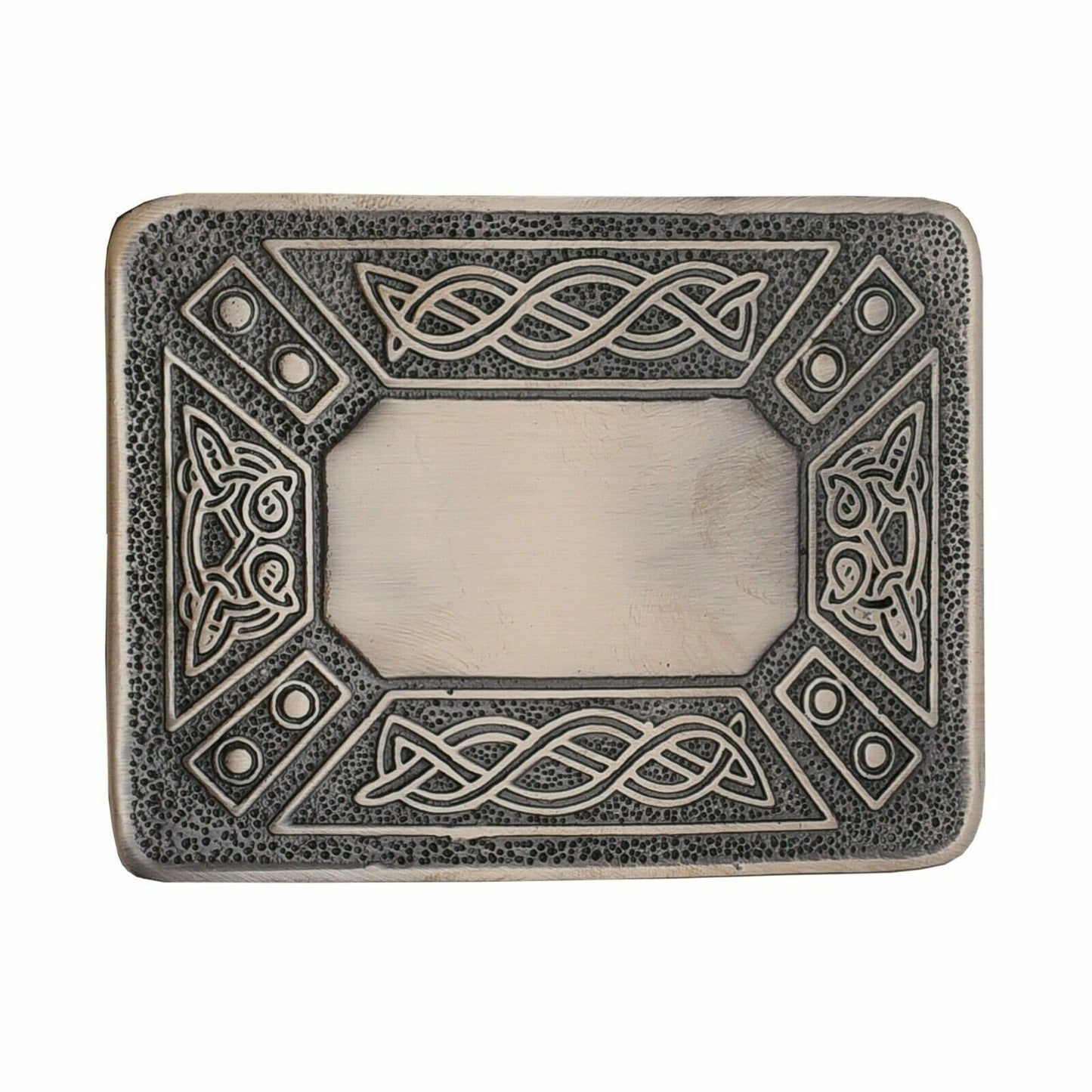 Tartancity Men's Kilt Belt Buckles - Antique Celtic Design, Scottish Style