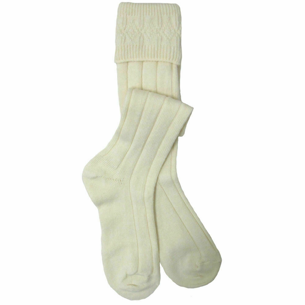 Mens Woollen Mix Scottish Highland Kilt Hose/Socks Tartancity