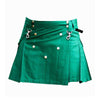 Emerald Green Utility Kilt – Stylish Strength for Women