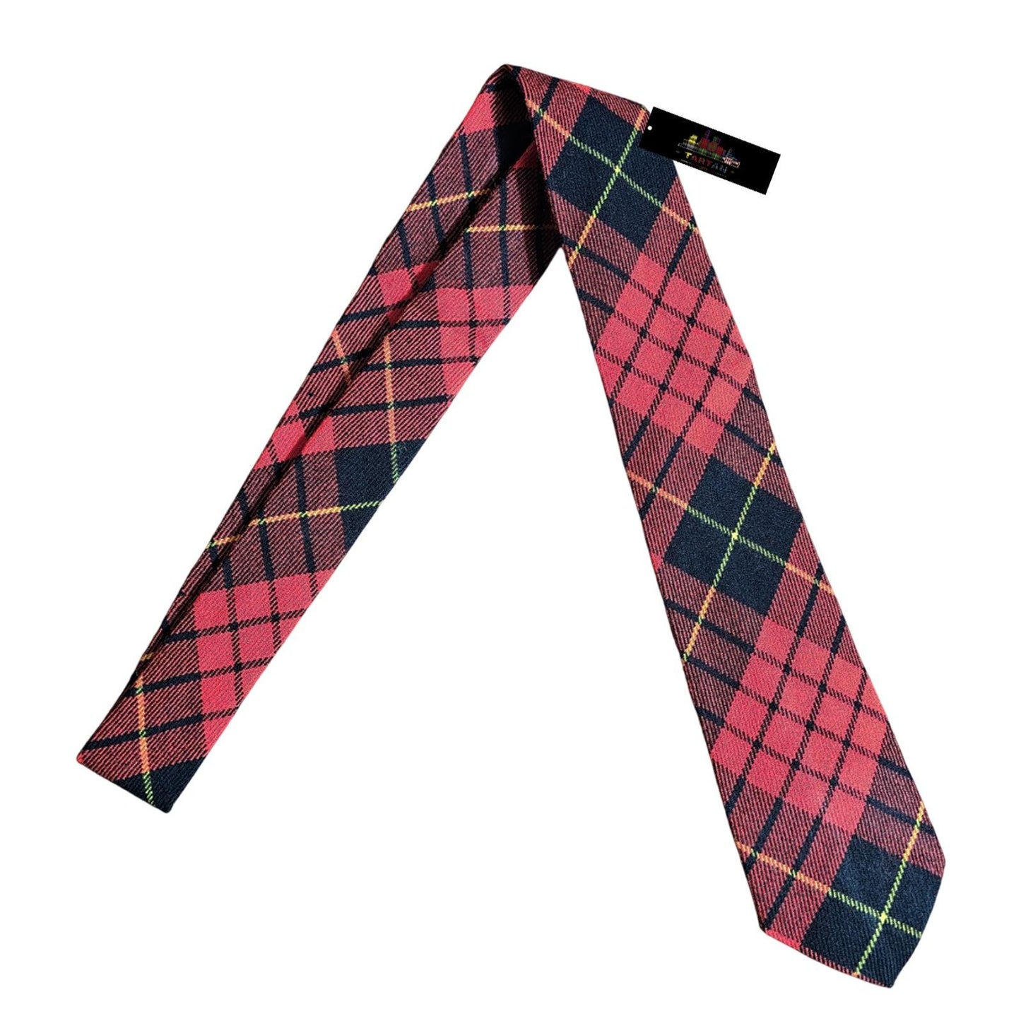 McQueen Modern Tartan Tie – Classic Clan Neckwear for Highland and Formal Wear