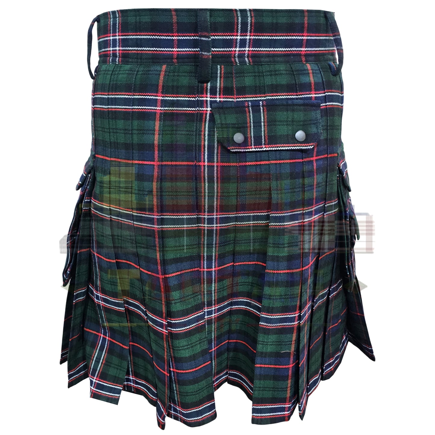 Custom Utility Kilt – Made-to-Order with Personalized Tartan Fabric & Sizing – Durable Highland Workwear for Men