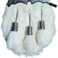 Rampant Lion White Fur Dress Sporran – Traditional Highland Accessory with Chrome Cantle