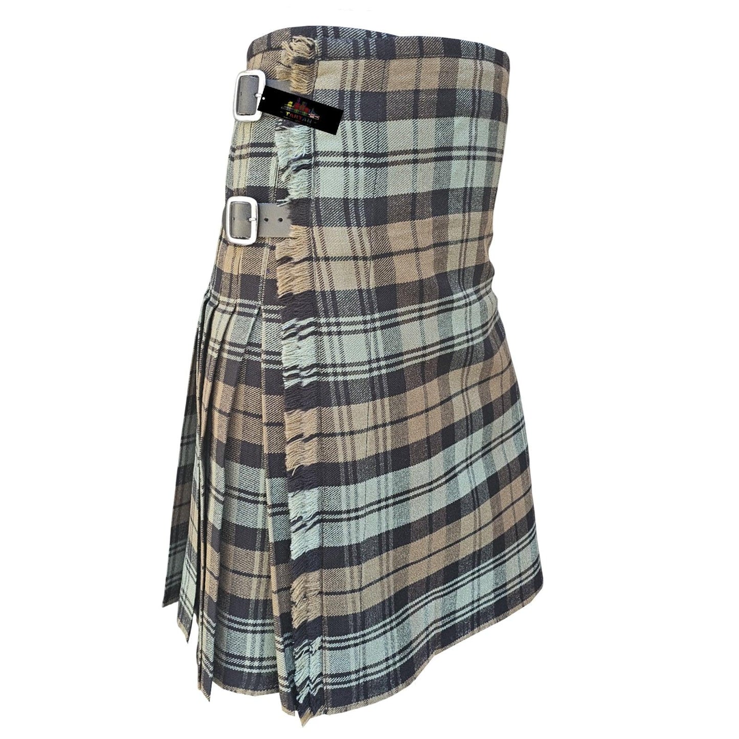 Black Watch Weather Tartan Kilt – Heavyweight Traditional Scottish Military Style Kilt for Men