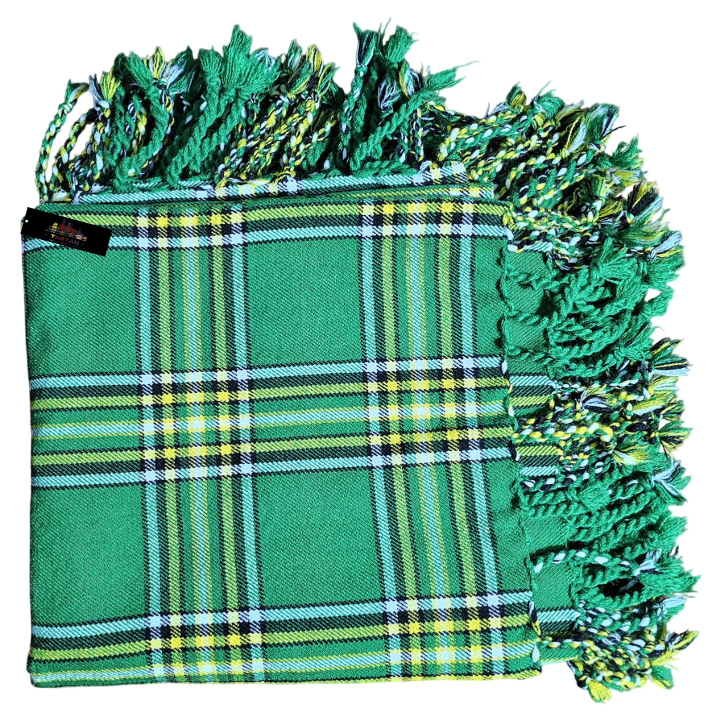 Irish Green Tartan Outfit Set – Complete Highland Wear for Men