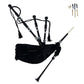 Black Velvet Tartan Bagpipe With Black Hard Case