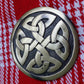 TC New Kilt Fly Plaid Brooch Celtic Design/CELTIC kilt fly plaid brooch Antique
