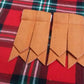 T C Men’s Kilt Sock Flashes Irish Saffron Tartan/irish tartan Kilt Hose Flashes