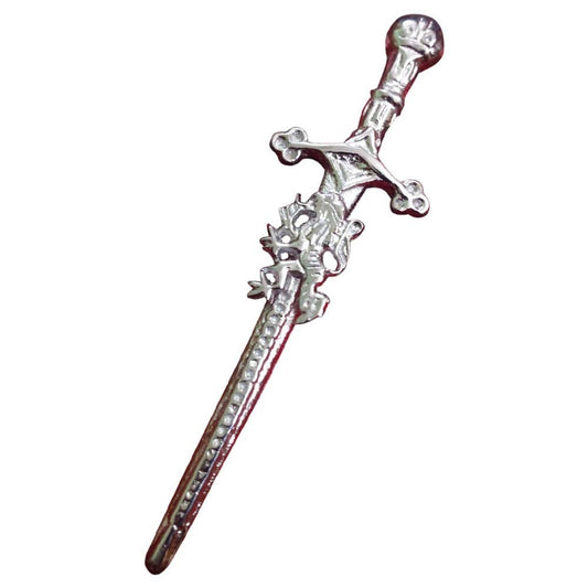 Scottish Lion Rampant Mount Kilt Pin/Sword kilt pin lion rampant Chrome Finish