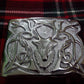 TC Men’s Kilt Belt Buckle Stag Head Chrome Finish/stag head kilt belt Buckles