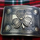 TC Men’s Kilt Belt Buckle Celtic Knot Work Antique/kilt Buckle Irish Shamrock