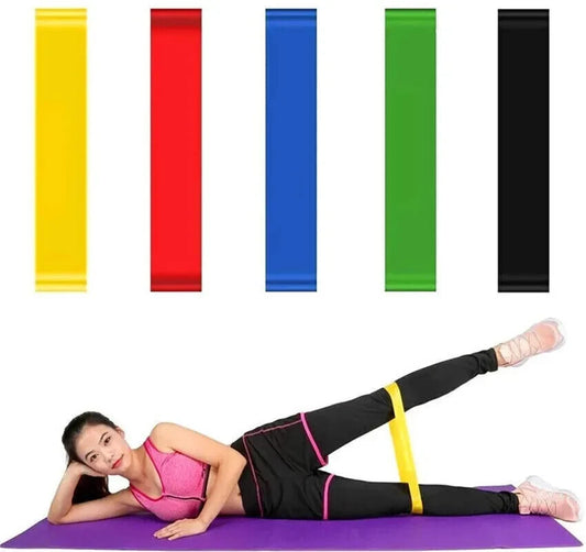 TC Exercise Resistance Bands Sports Loop Fitness Home Gym Yoga Latex Set
