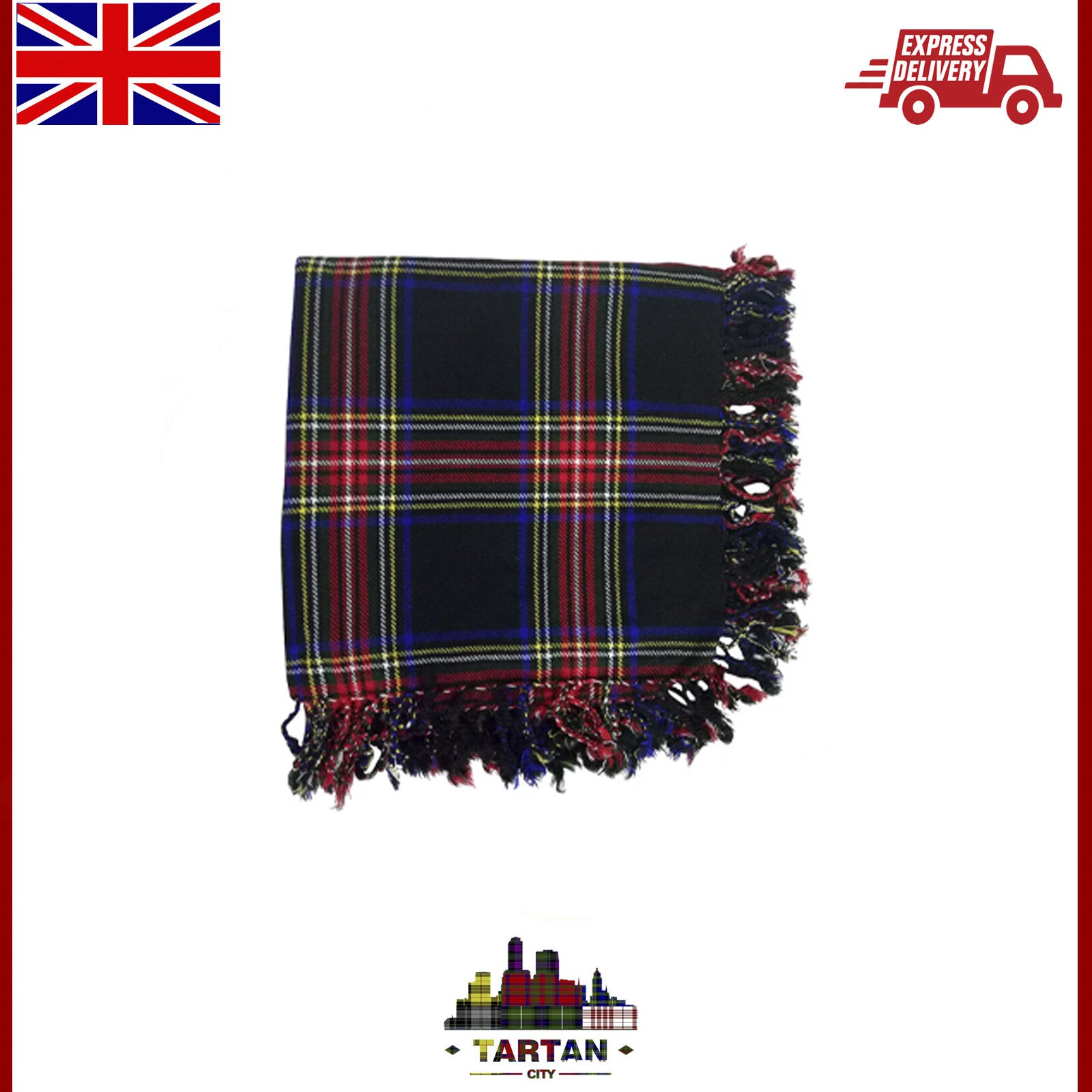" Schottisch Kilt Fliegen Kariert - 122cmx122cm Acryl Wolle , Viele Tartan "