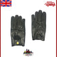TC Men Driving Gloves Classical Retro Genuine Soft Leather Riding Gloves Vintage