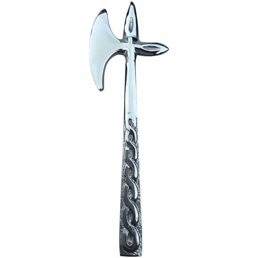 TC Lauder Battle-Axe Kilt Pin Chrome Finish 4"/Scottish Kilt pin/AXE kilt Pins