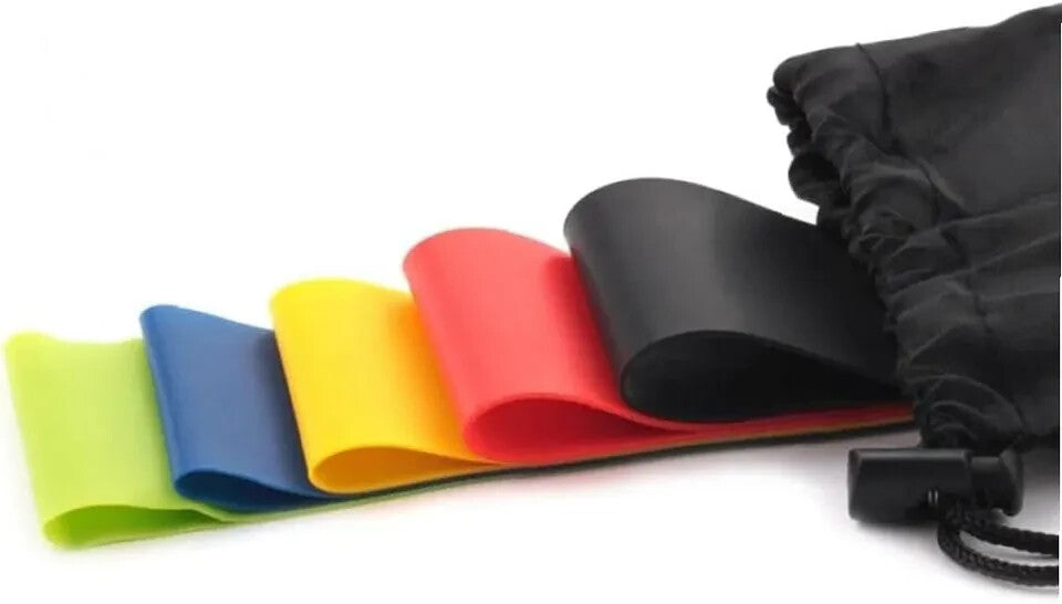 TC Exercise Resistance Bands Sports Loop Fitness Home Gym Yoga Latex Set