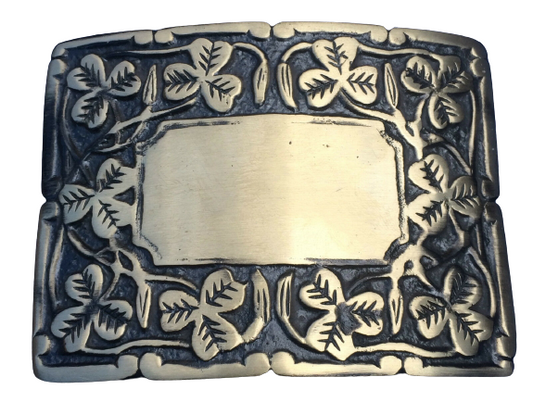 Mens Scottish Irish Thistle Kilt Belt Buckle Antique Finish/Celtic belt Buckles
