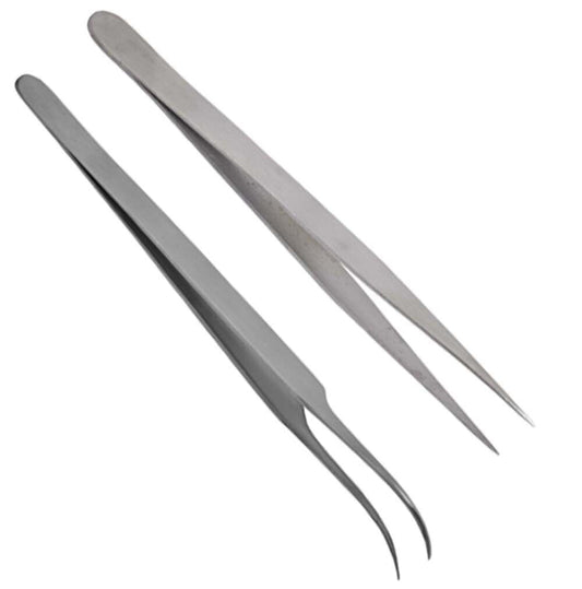 Pro Eyelash Extensions Tweezers Curved Straight Individual Eyelash-Tc