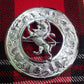 Scottish Kilt Fly Plaid Brooch Lion Rampant Silver Finish 3"/Sash brooch & Pins