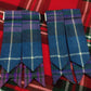 T C SCOTTISH TARTAN KILT HOSE FLASHES PRIDE OF SCOTLAND/HONOUR OF SCOTLAND KILTS