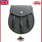 Crocodile Finish Leather Sporran with Thistle Tradtional Scottish Wallet Kilt TC