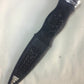 KILT SAFETY SGIAN DUBH DUMMY PEWTER MOUNT WITH DIFFERENT STONES