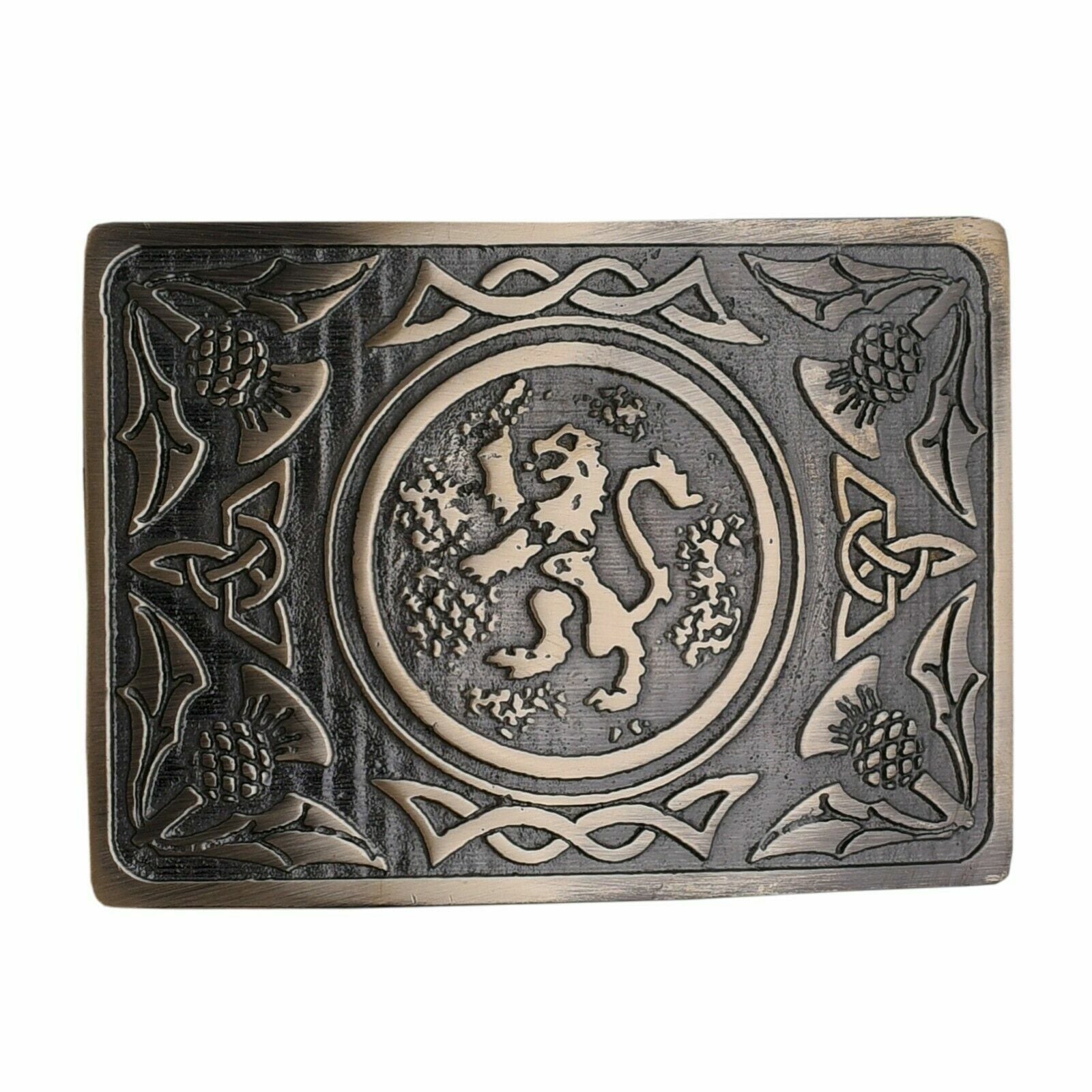 Tartancity Men's Kilt Belt Buckles - Antique Celtic Design, Scottish Style