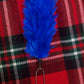 TC Blue Feather Hackle Plume Glengarry Cap/Balmoral Hats/cap feather hackle 5.5"