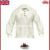TC Men Traditional Highland Ghillie Shirt Scottish Jacobite Kilt Shirts Cream